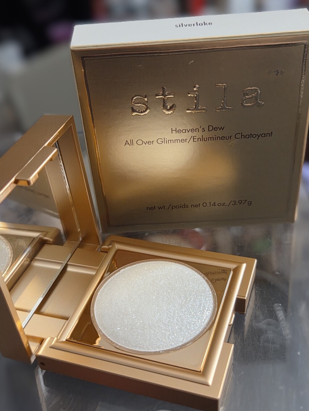 Final Price- Stila Heaven's Dew All Over Glimmer (Glossy White Pearl Sparkle)